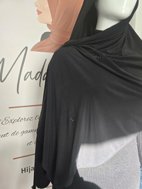 jersey premium a strass Black