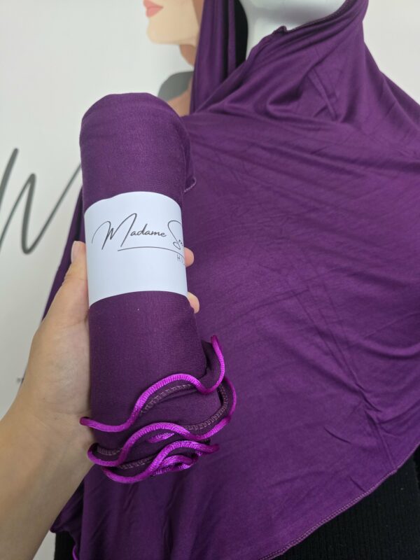 Jersey Frisé Violet Pourpre