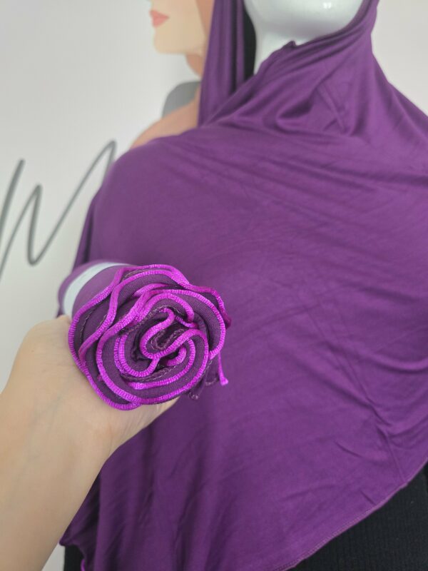 Jersey Frisé Violet Pourpre – Image 2