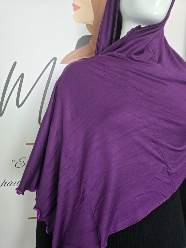 Jersey Frisé Violet Pourpre – Image 4