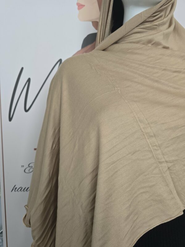 Jersey Frisé Beige Doré – Image 4