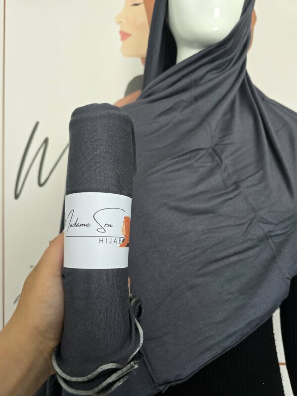 Jersey Frisé Gris Anthracite