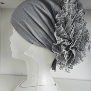 Bonnet froufrou Gris