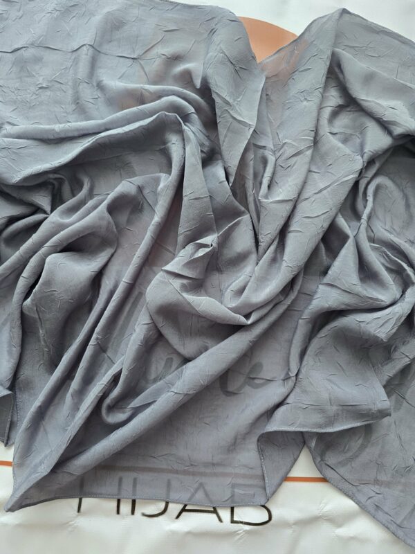 Hijab Bambou Vual Grey – Image 2