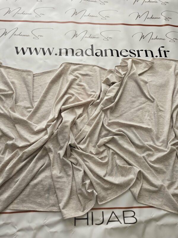 Jersey Simple Beige chiné – Image 2