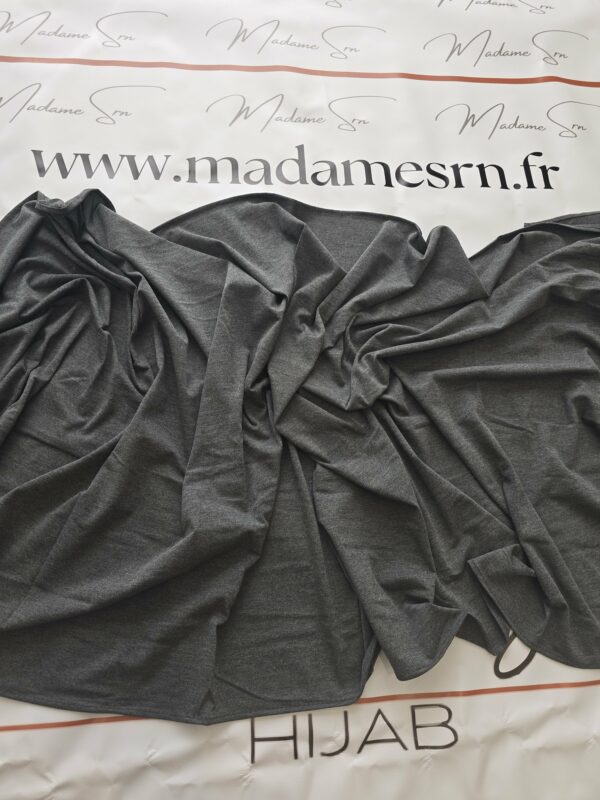 Jersey simple Anthracite chiné – Image 2