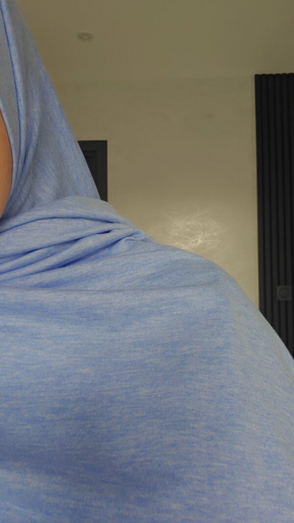 Jersey Simple Bleu chiné – Image 3