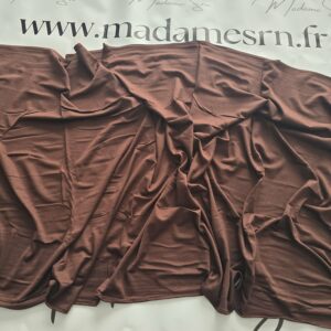 Jersey simple Marron