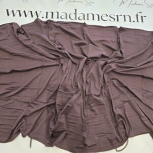 Jersey basic marron chocolat