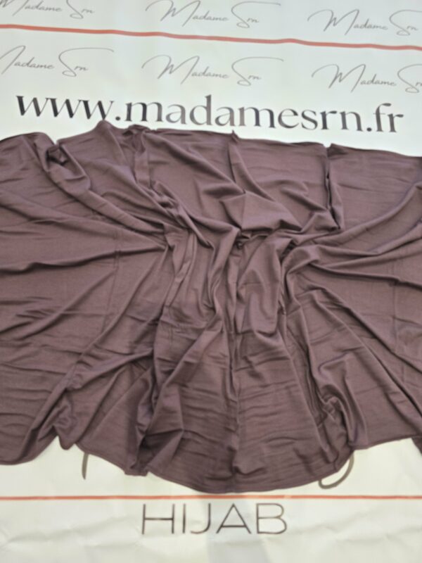 Jersey basic marron chocolat
