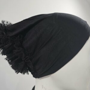 Bonnet à enfiler noir
