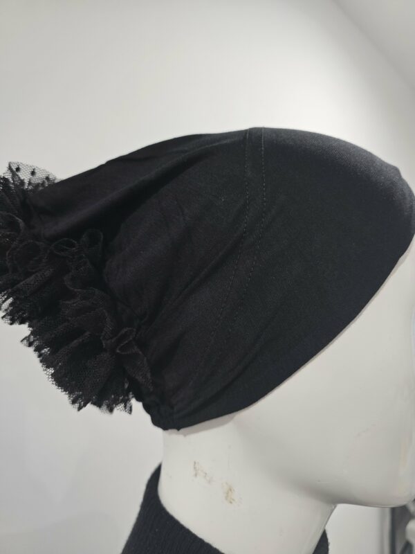 Bonnet à enfiler noir