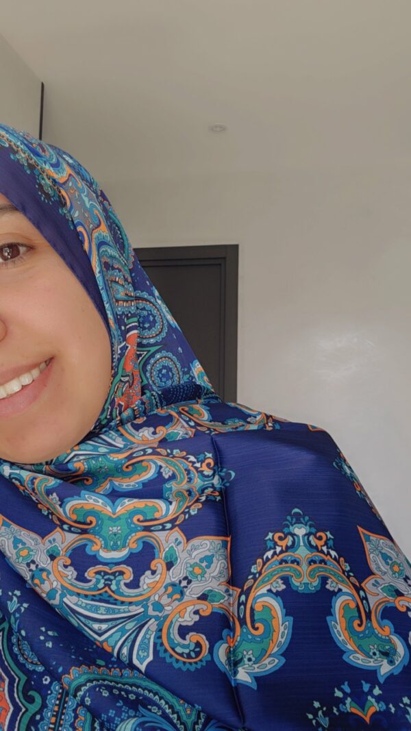 Hijab à motifs satinée - 139