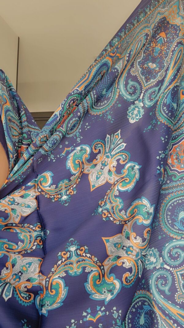 Hijab à motifs satinée - 139 – Image 2