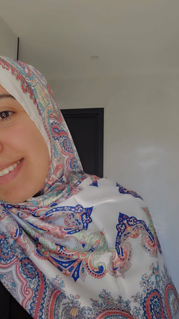 Hijab à motifs satinée - 138
