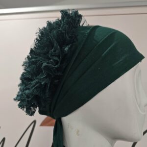 Bonnet frou-frou Vert