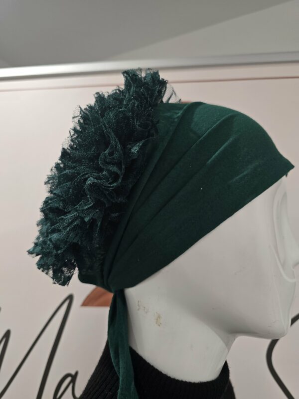 Bonnet frou-frou Vert