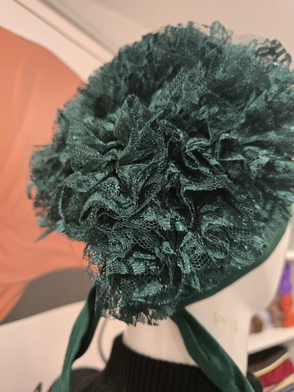 Bonnet frou-frou Vert – Image 4