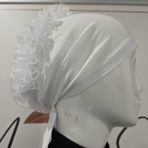 Bonnet frou-frou Blanc