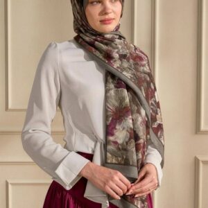 Hijab Bambou Krash Floral - 217 -