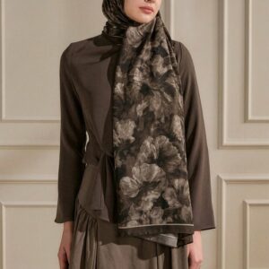 Hijab Bambou Krash Floral - 222 -
