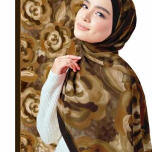 Hijab à motif BLUEBERRY - 243