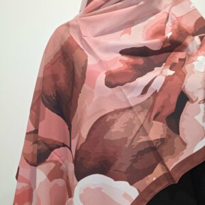 Hijab à motif BLUEBERRY - 250 -