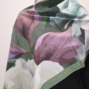 Hijab à motif BLUEBERRY - 256 -